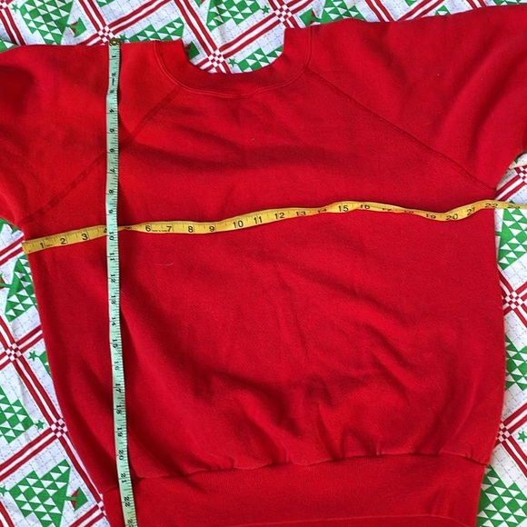 Vintage Chris Red Floral Sweatshirt - Picture 4 of 4